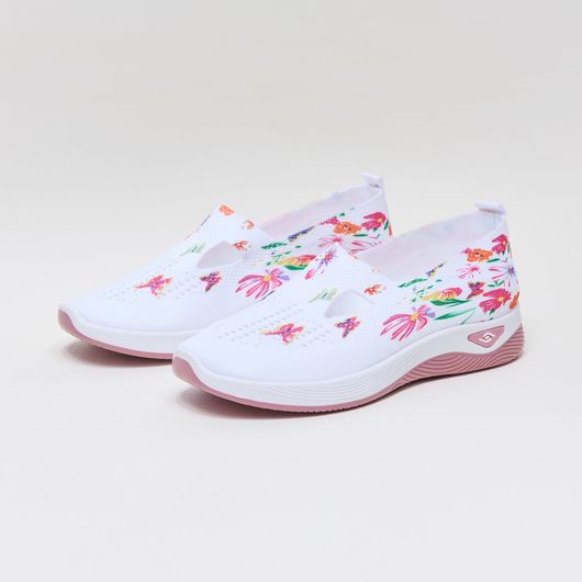 Слипоны Грейс, бабочки розовые, Цвет: Бабочки розовые , Размер обуви : 41