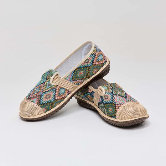 Слипоны Руна, морская волна, Цвет: Морская волна , Размер обуви : 40