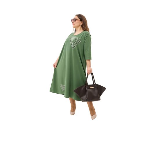 Сукня Сафіра зелена, Колір:  Зелений, Розмір: 64, зображення 2