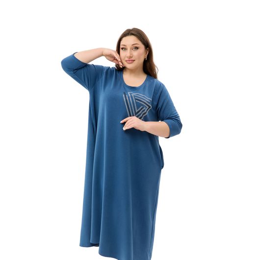 Сукня Сафіра джинс, Колір: Джинс , Розмір: 64, зображення 4