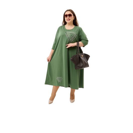 Сукня Сафіра зелена, Колір:  Зелений, Розмір: 58, зображення 7