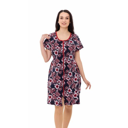 Халат Магія Квітів Мальва, Колір: Мальва , Розмір: 5XL, зображення 6